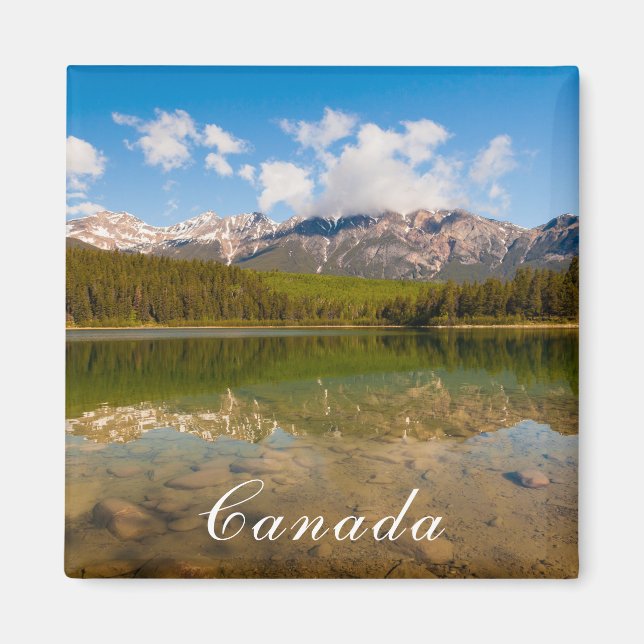 Íman Reflexão do Canadá sobre a paisagem hídrica (Frente)