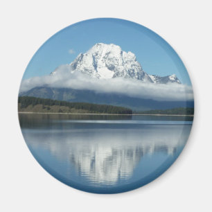 Íman Reflexão do Monte Moran em Grand Teton