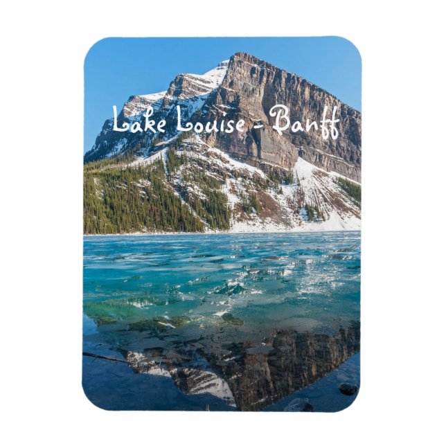 Íman Reflexão sobre o lago Louise - Banff NP, Canadá (Vertical)