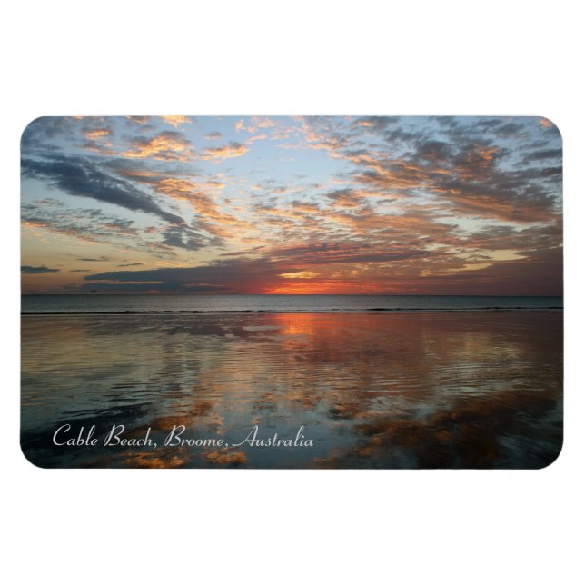 Íman Reflexão Sunset, Cable Beach, Broome - Magnet (Horizontal)