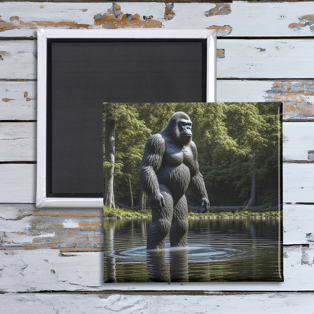 Íman Reflexo de Bigfoot na água (Criador carregado)