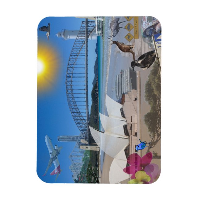 Íman REFLEXÕES DA OZ Brisbane ENCONTRA Sydney (Vertical)