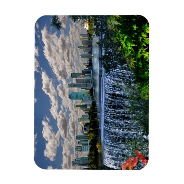 Íman REFLEXÕES DAS cachoeiras do rio OZ Brisbane (Vertical)