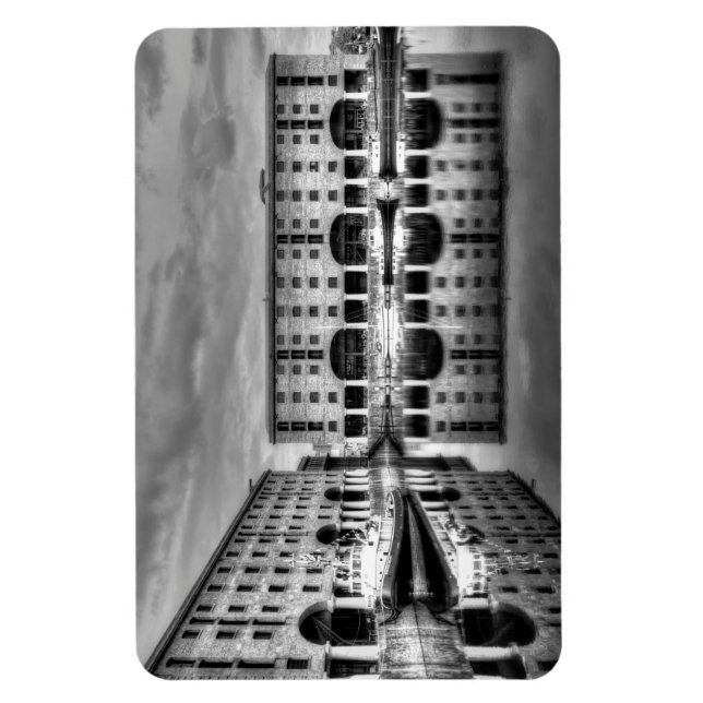 Íman Reflexões de Albert Dock Liverpool (Vertical)