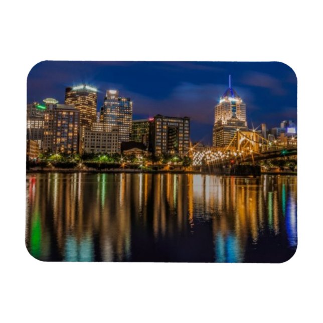 Íman Reflexões de Pittsburgh (Horizontal)