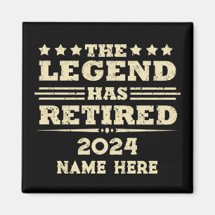 Íman Reforma personalizada A Legenda se aposentou