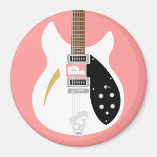 Íman Refrigerador da guitarra do pop art do Británico