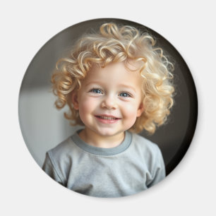 Íman Refrigerador de Fotos de Criança Personalizada