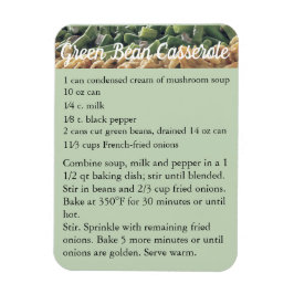 Íman Refrigerador de Imagem de Imagem de Bean Verde