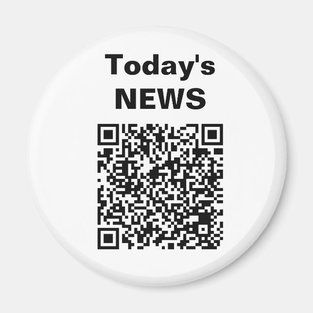 Íman Refrigerador de NOTÍCIAS de hoje (Frente)