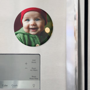 Íman Refrigerador de Redondo de Modelo de Foto para Beb