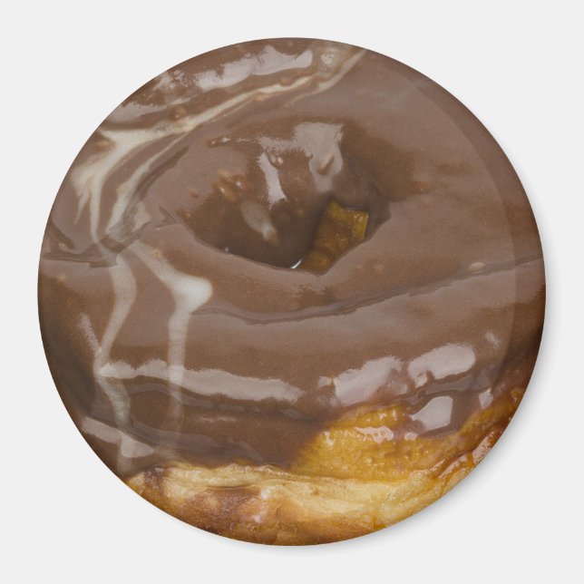 Íman Refrigerador de Rosquinha de chocolate ou ímã bloq (Frente)