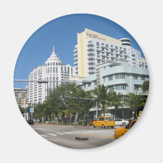 Íman refrigerador Miami Cityscape