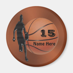 Íman Refrigere ímãs personalizados do basquetebol par