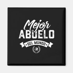 Íman Regalo Para Abuelo Mejor Abuelo Del Mundo Dia Del