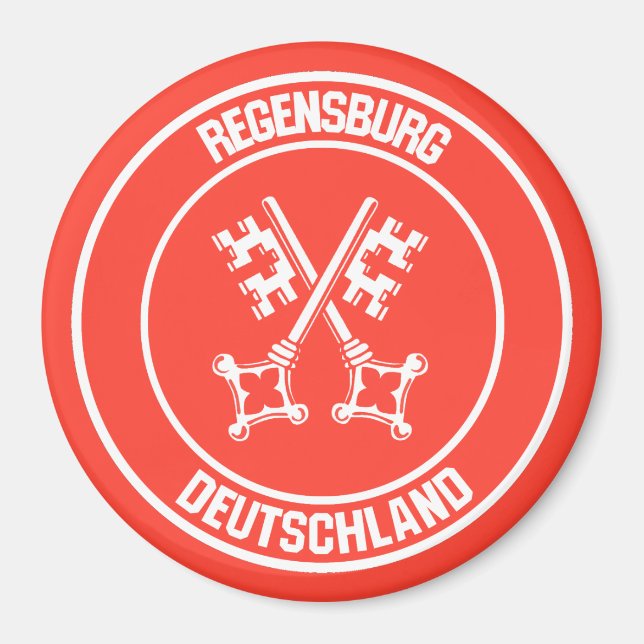 Íman Regensburg Round Emblem (Frente)
