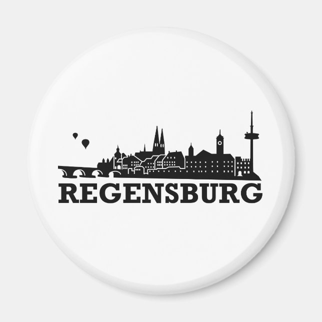 Íman Regensburg Skyline (Frente)