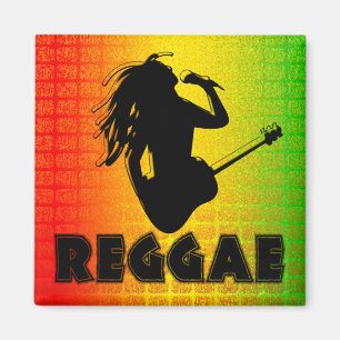 Íman Reggae Rasta Rastafarian Jamaican Magnets