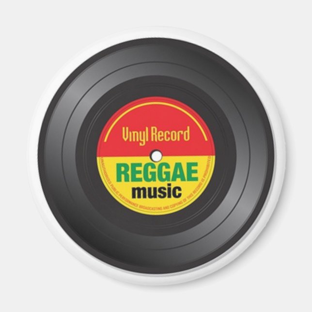 Íman Reggae Vinyl 45 Magnet (Frente)