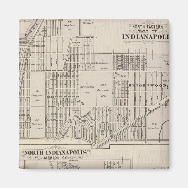 Íman Região Nordeste de Indianápolis (Frente)