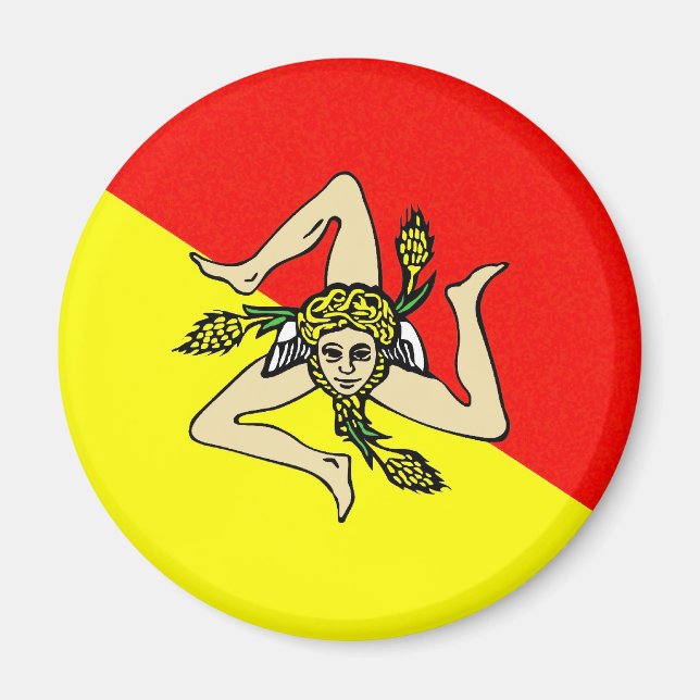 Íman Região Sicília pavilhão itália sicilia (Frente)