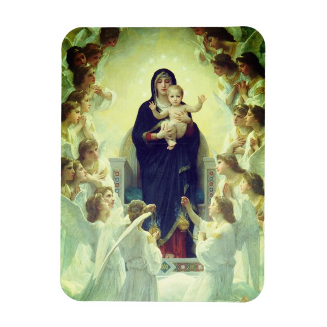 Íman Regina Angelorum - William-Adolphe Bouguereau (Vertical)