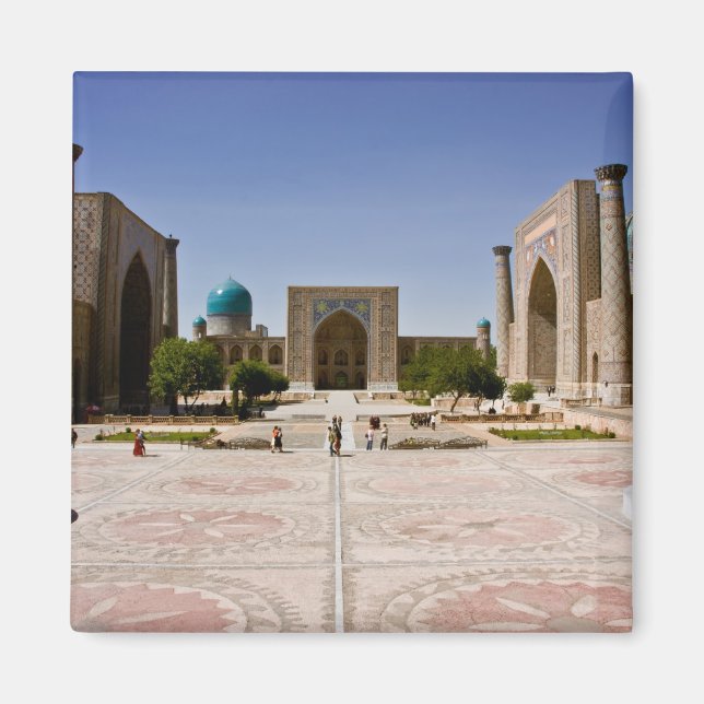 Íman Registan, Samarkand (Frente)
