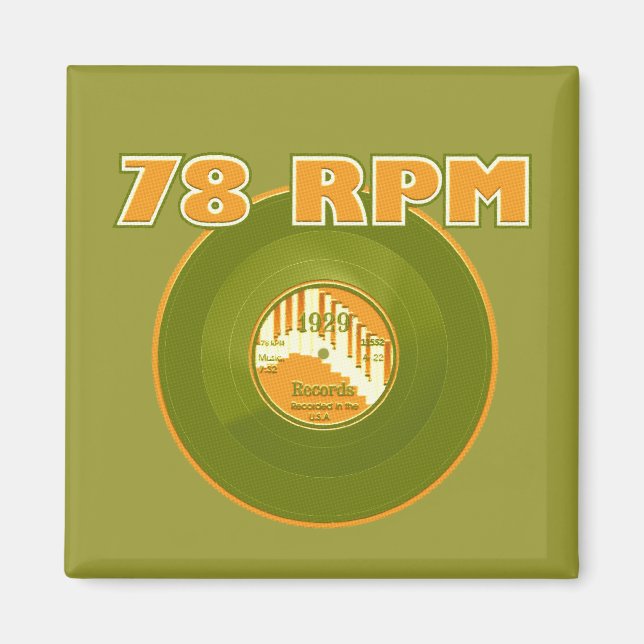 Íman Registro 1929 de 78 RPM (Frente)
