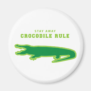 Íman Regra Crocodilo (Verde)