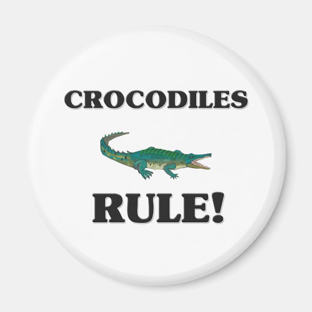 Íman Regra dos CROCODILOS! (Frente)