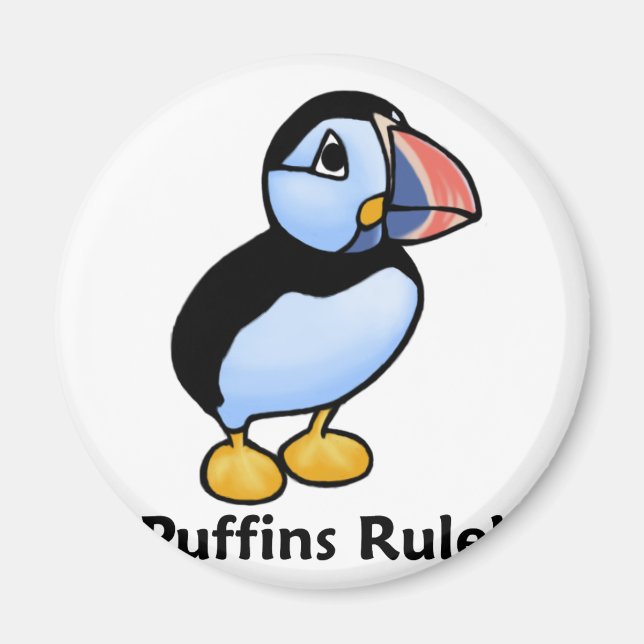 Íman Regra dos Puffins! (Frente)