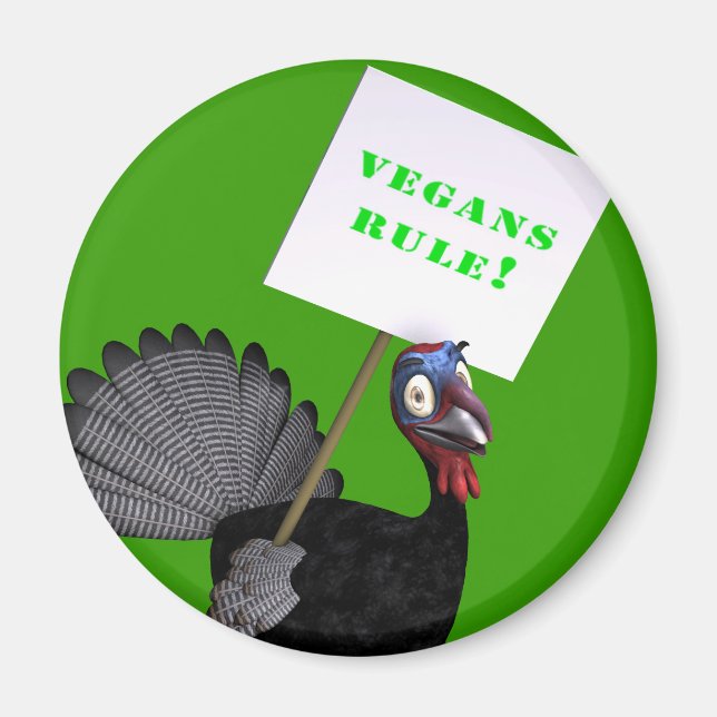 Íman Regra dos Vegans! (Frente)