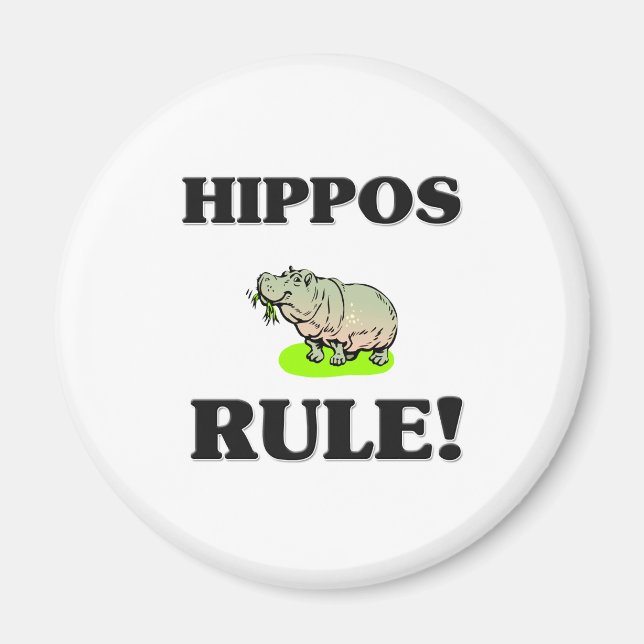 Íman Regra HIPPOS! (Frente)