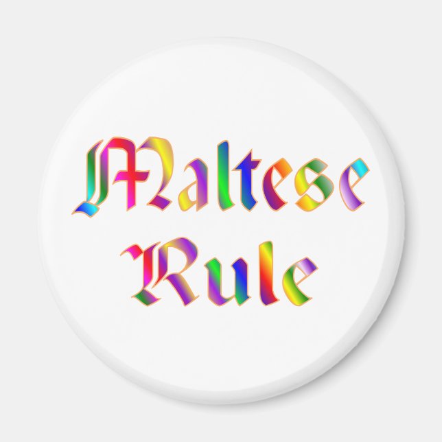 ÍMAN REGRA MALTESE (Frente)