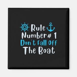 Íman Regra número 1 Não Cair do Cruzeiro de Diversão do