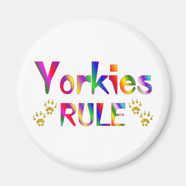 Íman Regra Yorkies (Frente)