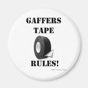 Íman Regras da fita dos Gaffers