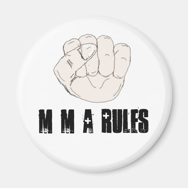 Íman Regras de MMA (Frente)