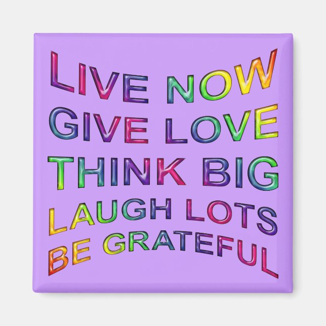 Íman Regras De Vida (Frente)