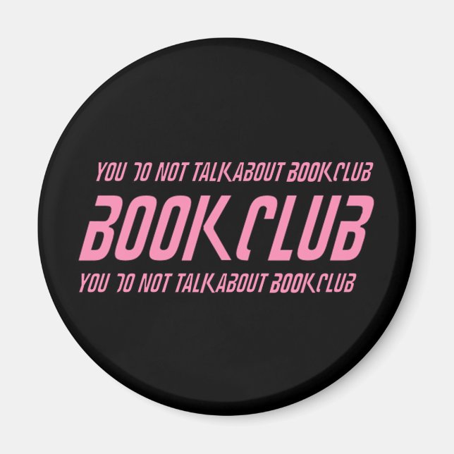 Íman Regras do Clube de Livro (Frente)