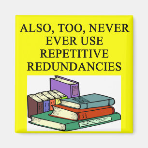 Íman regras engraçadas para escritores