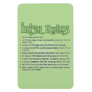 Íman Regras irlandesas