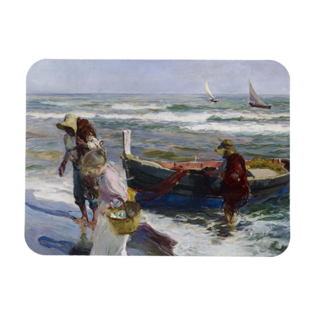 Íman Regresso da pesca, Joaquin Sorolla y Bastida (Horizontal)