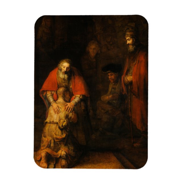 Íman Regresso do Filho Prodígio por Rembrandt van Rijn (Vertical)