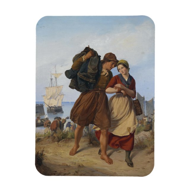 Íman Regresso do pescador (por Rudolf Jordan) (Vertical)