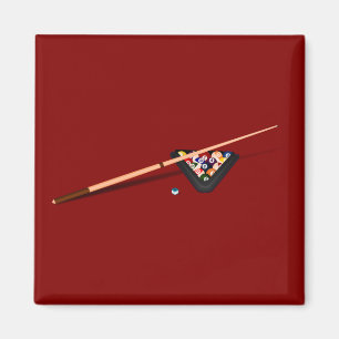 Íman Regulação da Mesa Maroon Billiard