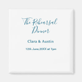 Íman Rehearsal dinner the night before simple minimal m