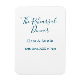 Íman Rehearsal dinner the night before simple minimal m