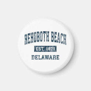 Íman Rehoboth Beach Delaware DE Vintage Sports Design N