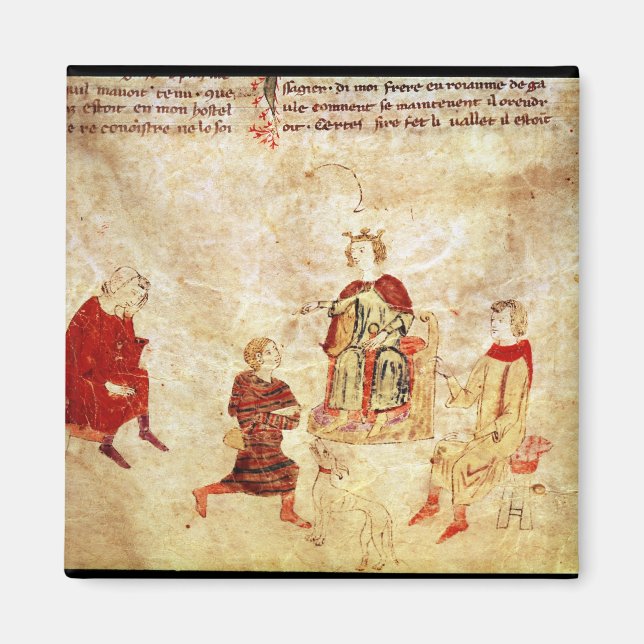 Íman Rei Arthur no seu Trono (Frente)